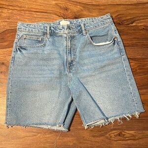 H & M denim cut off shorts. Worn once. EUC